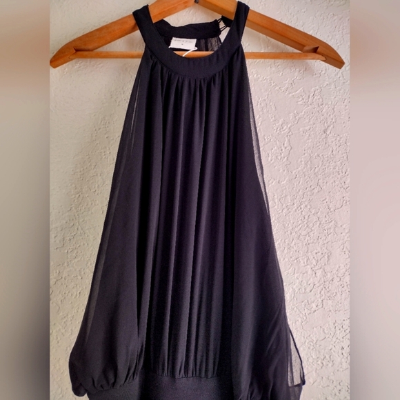 Silk & Salt Black Flowy Jumpsuit With Side Tie - Picture 11 of 16